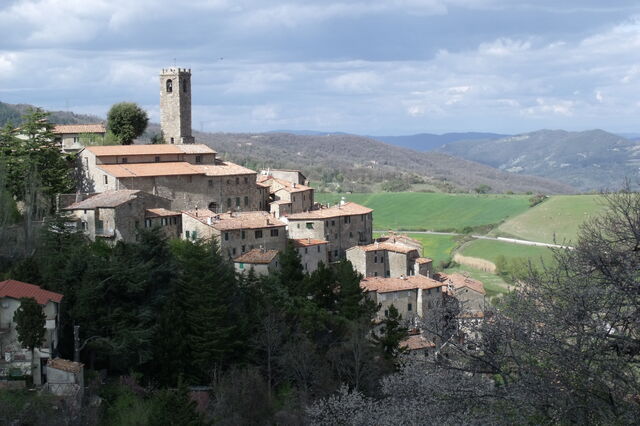 Castelnuovo Val di Cecina Uitzicht