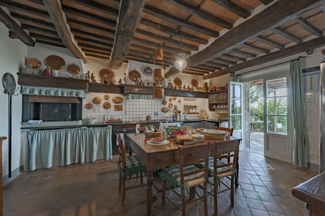 Villa Marlia, keuken