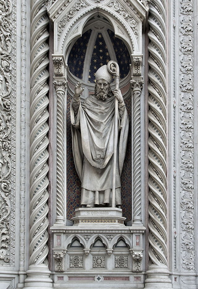 Beeld van Sint Zanobius