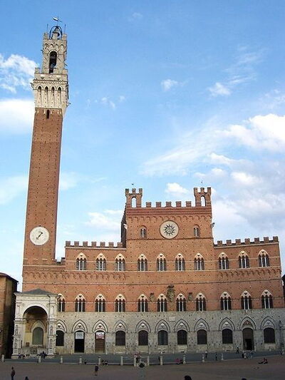 public palazzo in Siena