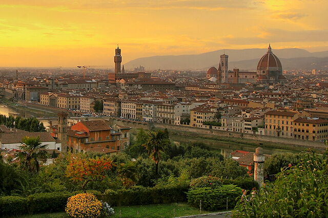 zicht op firenze