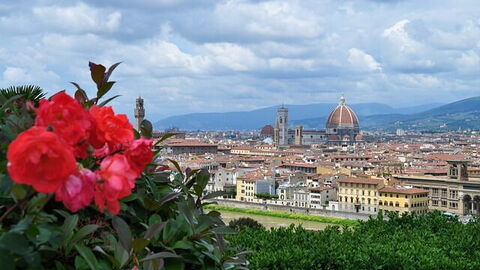 zicht op Florence