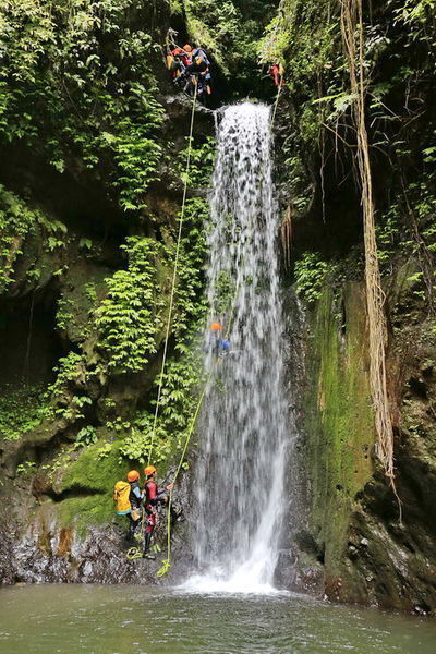 Een spannend canyoning avontuur