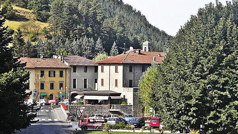 de stad Palazzuolo Sul Senio