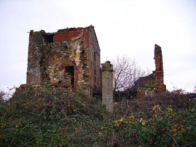 Oude ruiines in Montevarchi