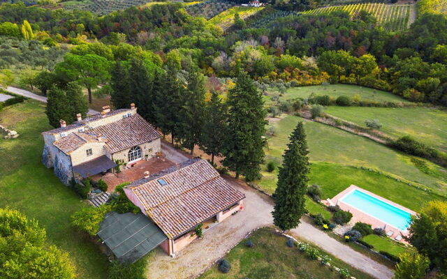 Villa Fabbiolle All'impruneta, luchtfoto