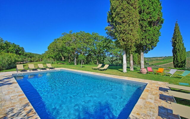 Villa Vertine, zwembad