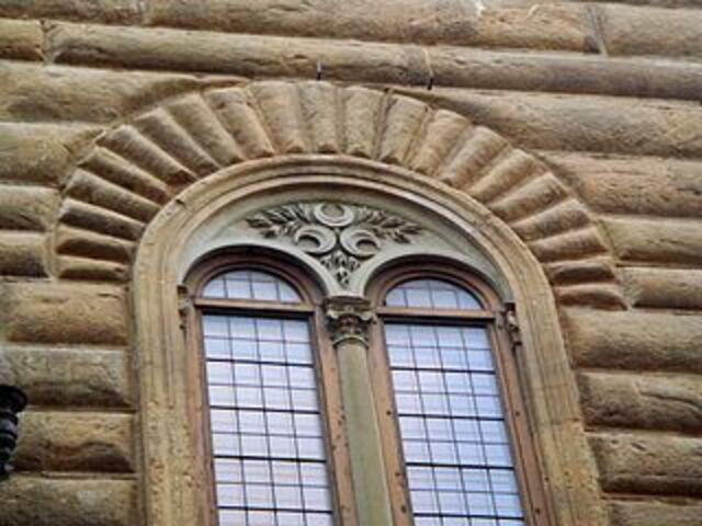 Details van het Palazzo Strozzi