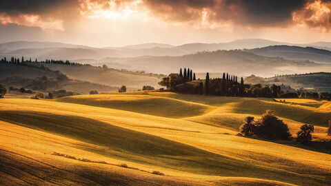 Toscane in de herfst