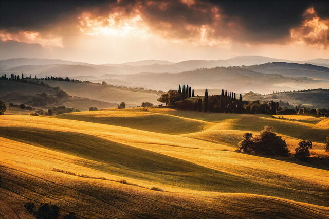 Toscane in de herfst