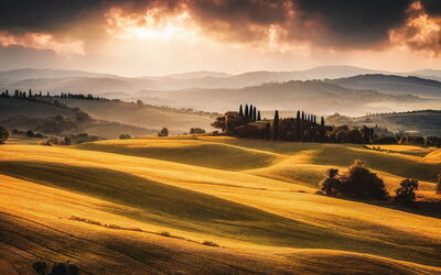 Toscane in de herfst
