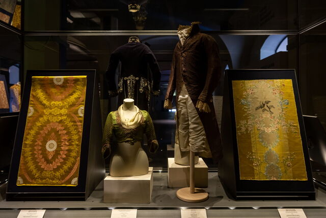Tentoonstelling in het Museo del Tessuto