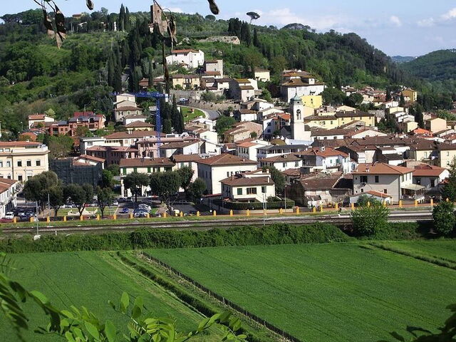 zicht op Montelupo