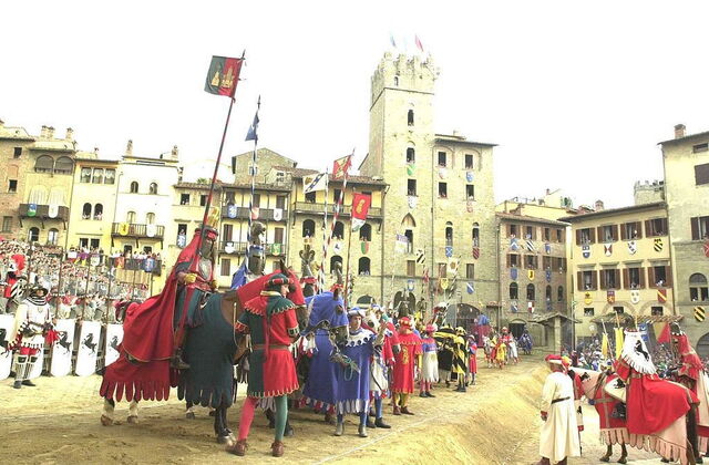 Middeleeuws festival in Arezzo
