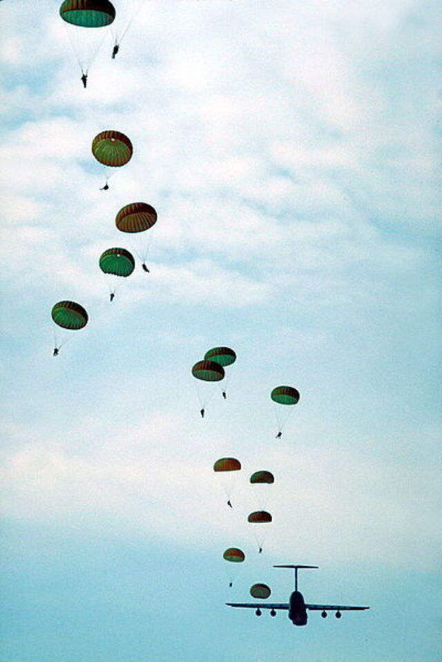 parachute groepsprong