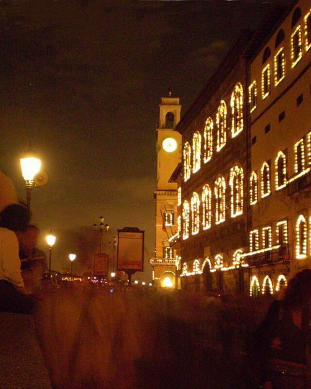 Pisa Luminara festival gebouwen