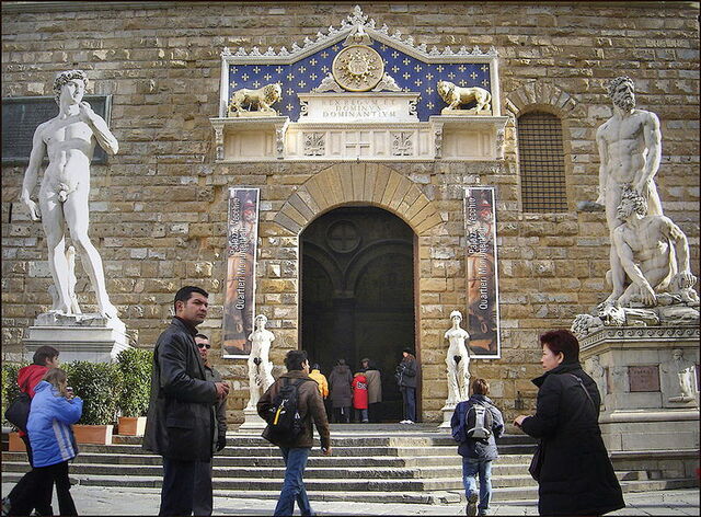 Palazzo Vecchio ingang