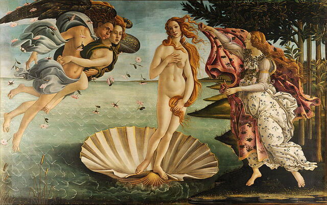 Botticelli's 'Geboorte van Venus'