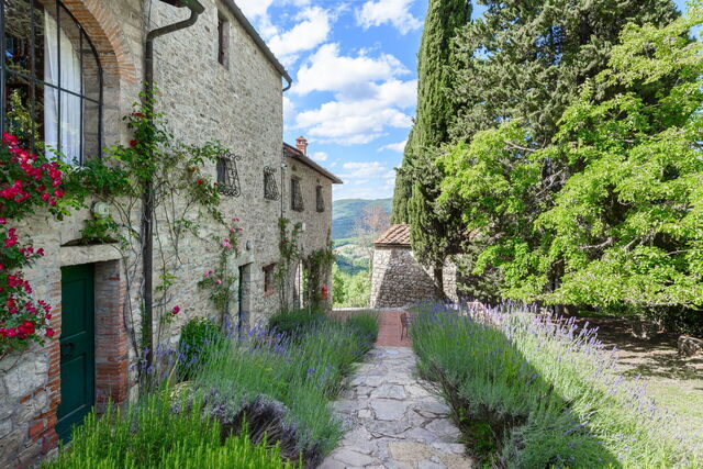 Villa Poggio La Croce, tuin