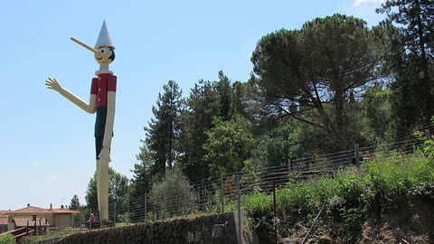 Pinokkio beeld, Collodi