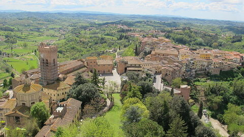Zicht op San Miniato