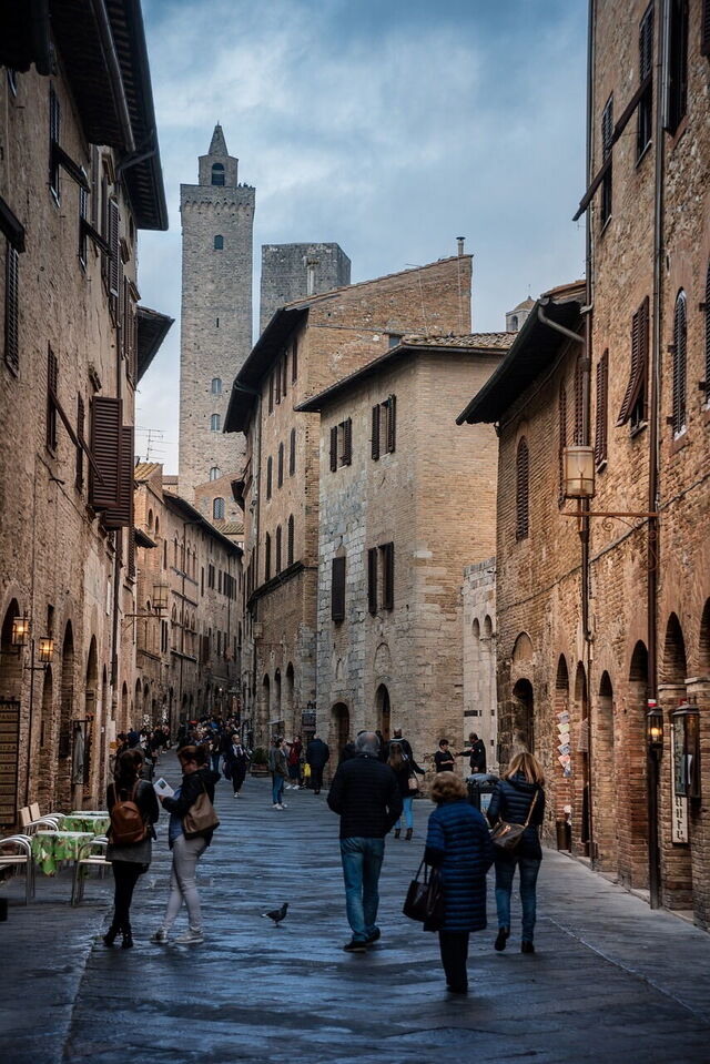San Gimignano, straten