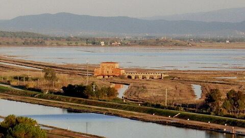Casa Rossa in landschap van Diaccia Botrona