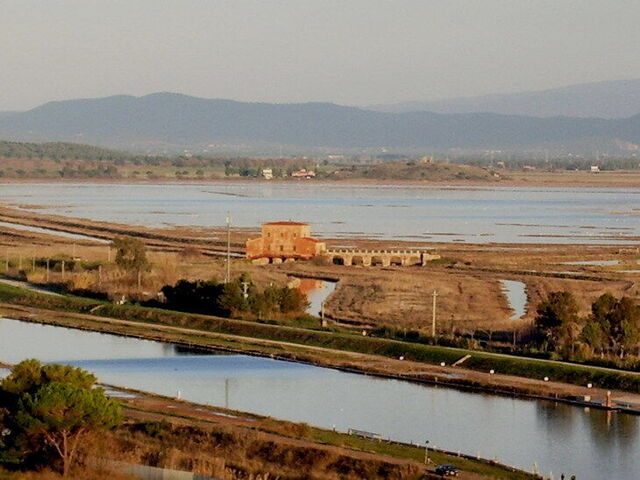 Casa Rossa in landschap van Diaccia Botrona