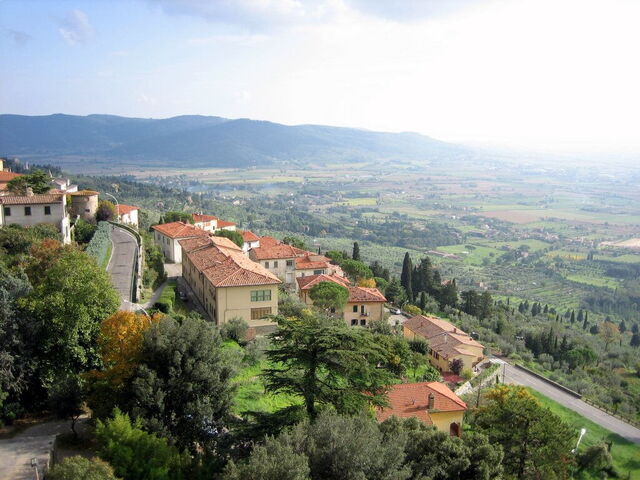 Uitzicht van Cortona
