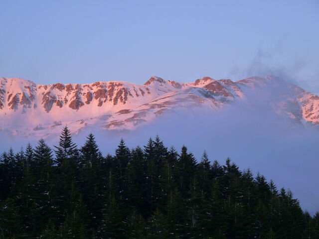 Besneeuwde pieken in Abetone