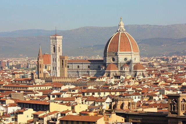 zicht op Florence