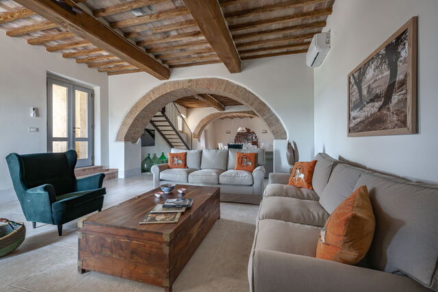Villa Aiale, woonkamer