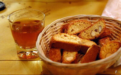 Vin Santo en Biscotti