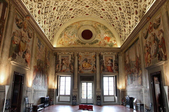 Binnenkant, Poggio a Caiano