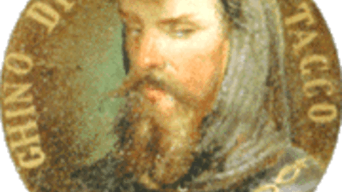 schilderij van Ghino di Tacco