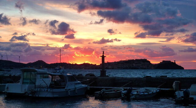 Zonsondergang, Portoferraio