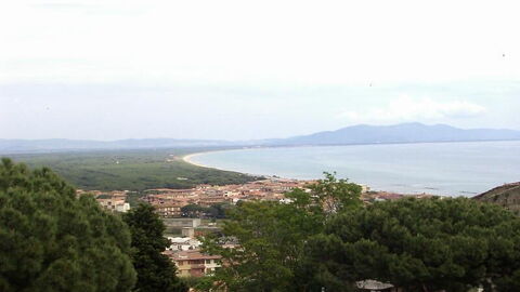 Zicht op Castiglione della Pescaia