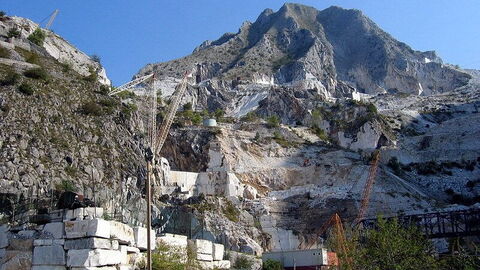 Carrara marmergroeve