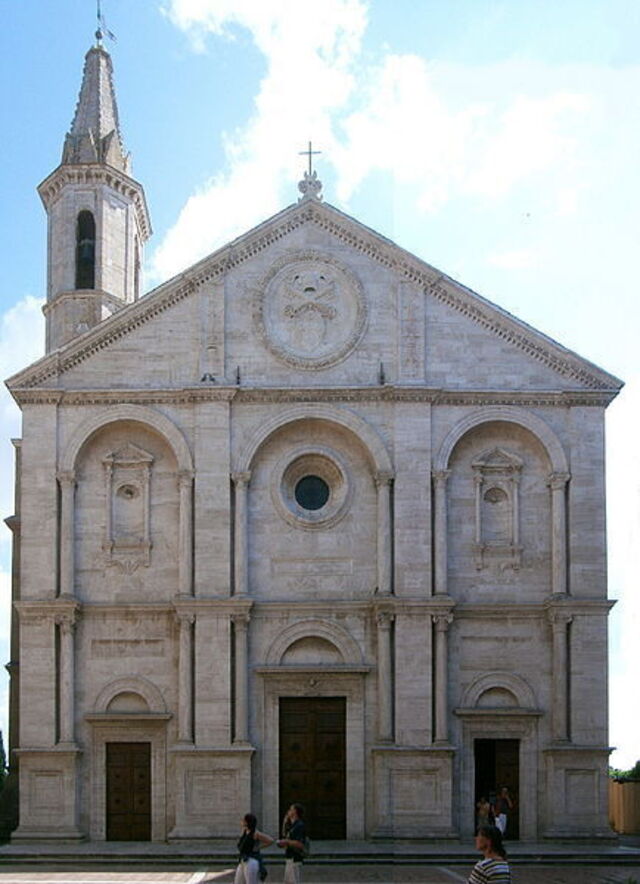 kathedraal in Pienza