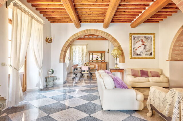Villa Savina, woonkamer