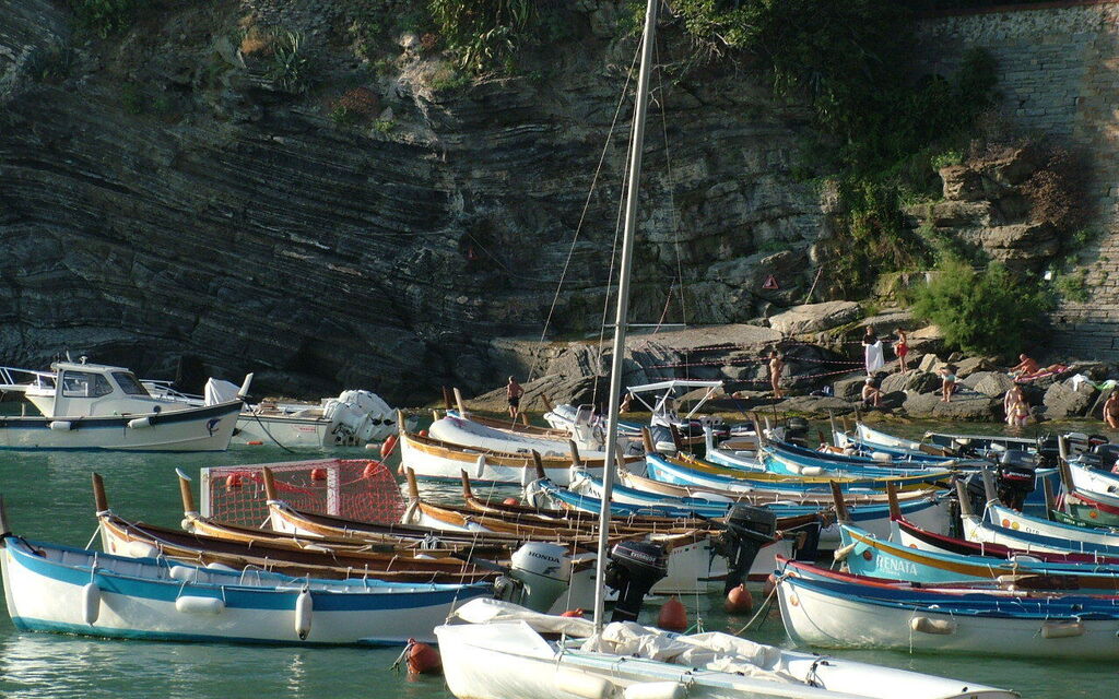 The harbor in Vernazza,  Cinque Terre