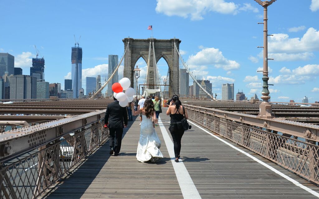 OUI sur le pont de Brooklin
