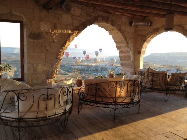 Early morning ballooning in Cappadocia Turkey