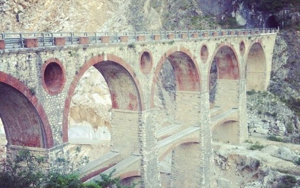 The marble quarries of Carrara