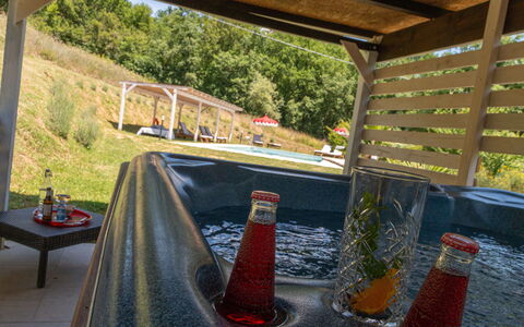 Podere Il Doccio: Buitenmeubels, Stoel, Buitentafel, Voedsel