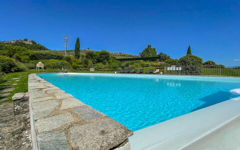 Mulino a Montegonzi Di Rimaggio: Lucht, Water, Fabriek, Zwembad, Blauw, Azure, Rechthoek, Boom, Kust En Oceanic Landvormen, Gebouw