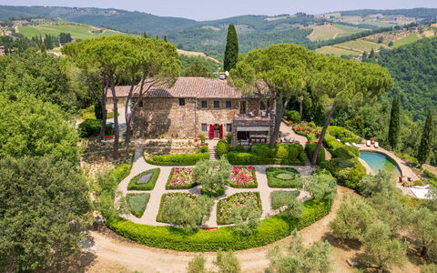 Villa Le Corti: Struik, Tuin, Groundcover, Landscaping, Landgoed, Botanische Tuin, Boerderij, Plantage, Hacienda