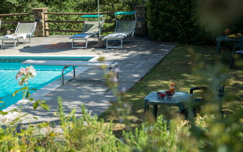 Podere Schignano: Fabriek, Meubilair, Plantengemeenschap, Gewervelde, Stoel, Water, Plantkunde, Buitenmeubels, Vegetation, Gras