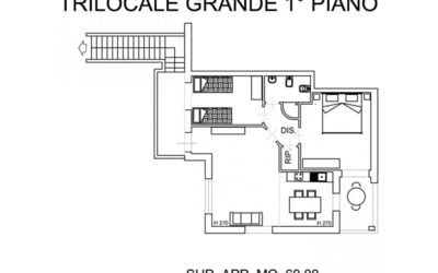 Accommodatie:&nbsp;Trilocale Grande Primo Piano 331v