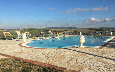 Villa Barbara: Zwembad, Azure, Waterpartij, Aqua, Samengesteld Materiaal, Flagstone, Badplaats, Toevlucht, Tegel, Hotel